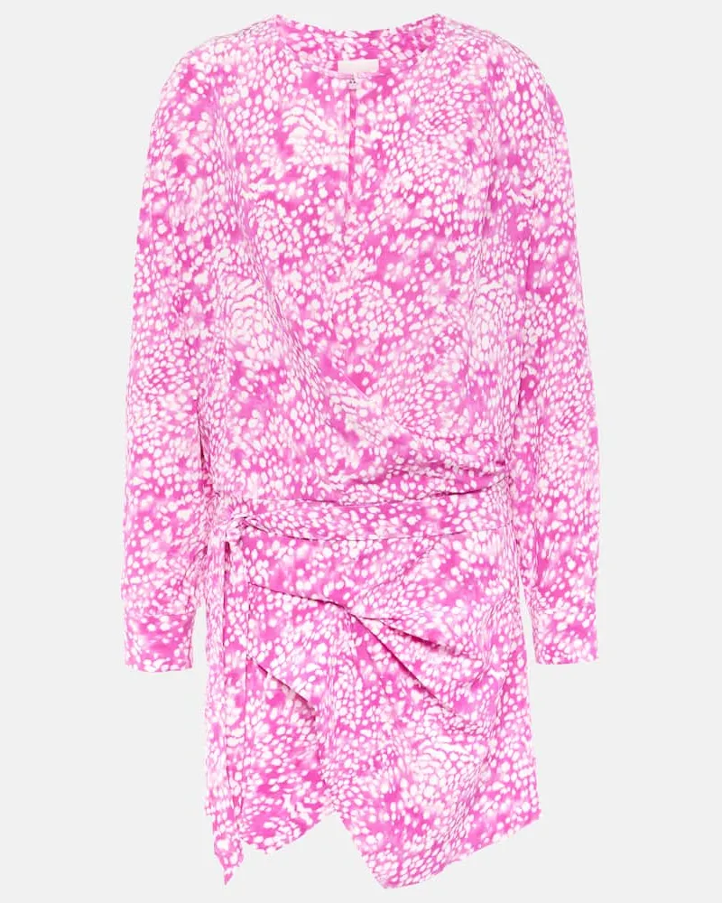Isabel Marant Minikleid Habla aus einem Seidengemisch Rosa