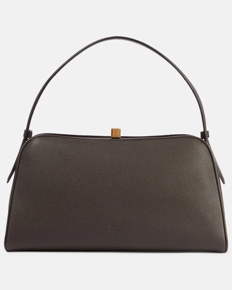 KHAITE Tote Bag Cate aus Leder Braun