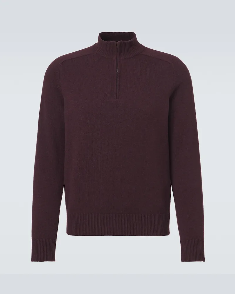 AGNONA Pullover aus Kaschmir Burgunderrot