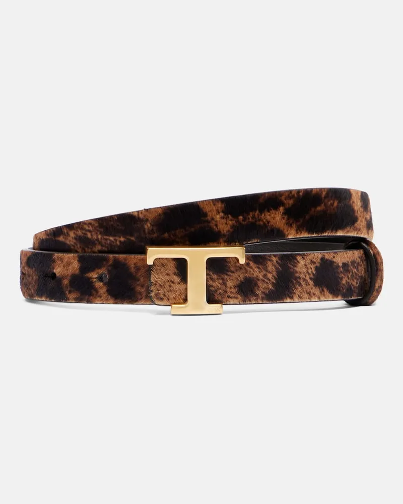 TOD'S Gürtel aus Leder Braun