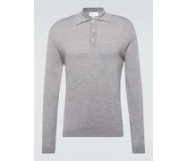 Polopullover aus einem Wollgemisch