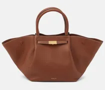 Tote Bag New York Midi aus Leder