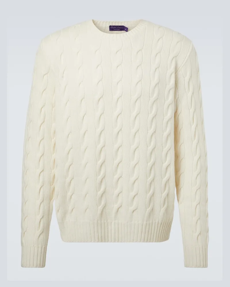 Ralph Lauren Pullover aus Kaschmir Weiß