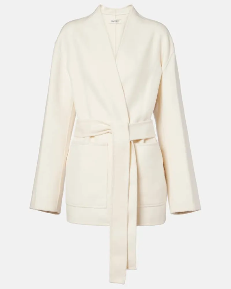 Róhe Róhe Jacke aus Wolle Weiß