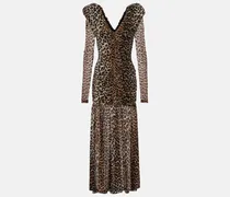 Maxikleid aus Cloqué