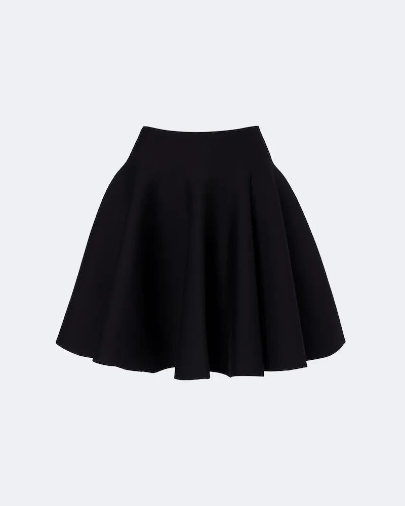 Alaïa Alaïa Minirock aus einem Wollgemisch Schwarz