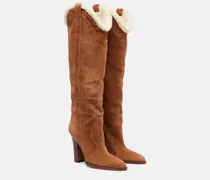 Overknee-Stiefel Lavinia 100 aus Veloursleder