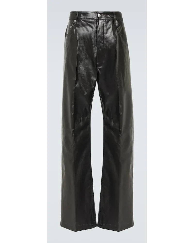 Rick Owens Wide-Leg Jeans Geth aus Denim Schwarz