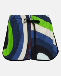 Emilio Pucci Shorts Iride aus Frottee Multicolor