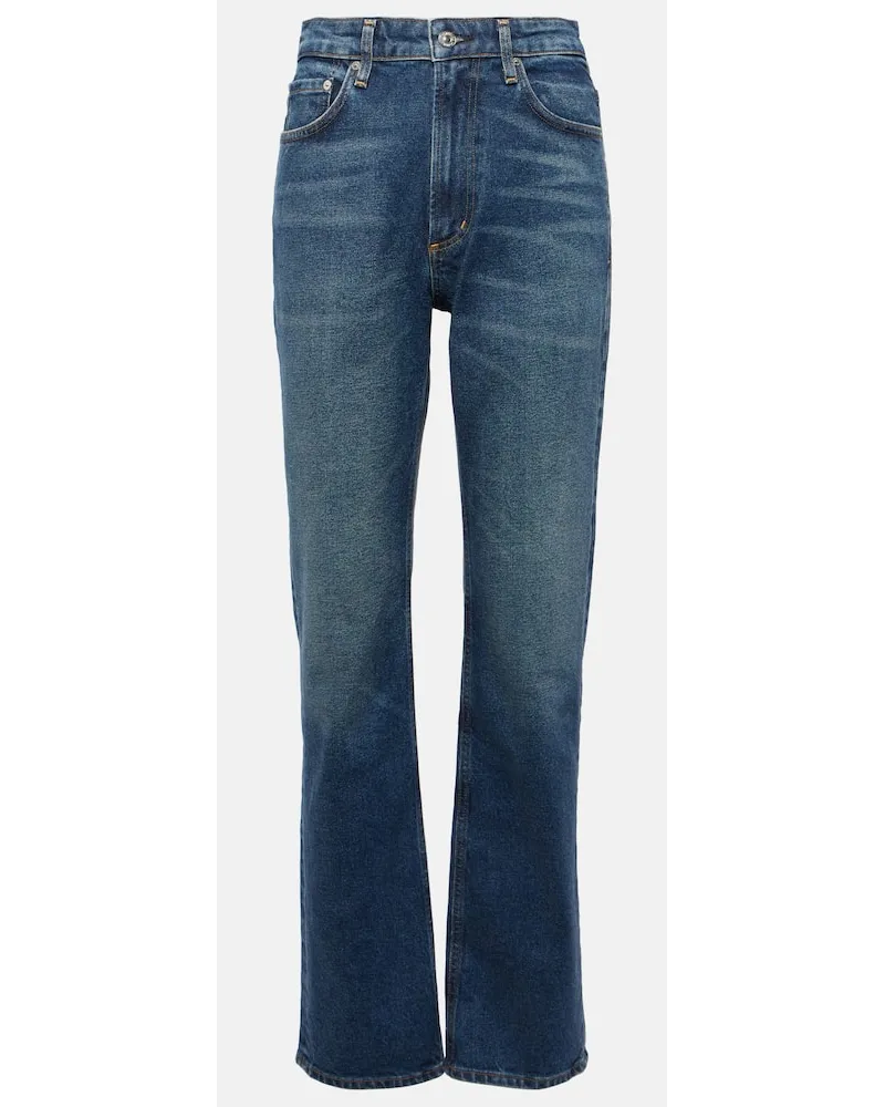Citizens of humanity Mid-Rise Straight Jeans Zurie Blau