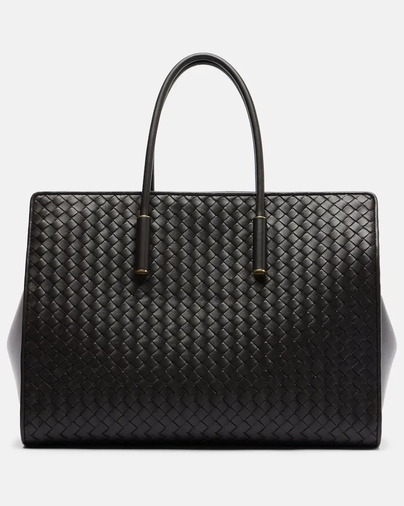 Bottega Veneta Tote Bag Barbara Medium aus Leder Braun