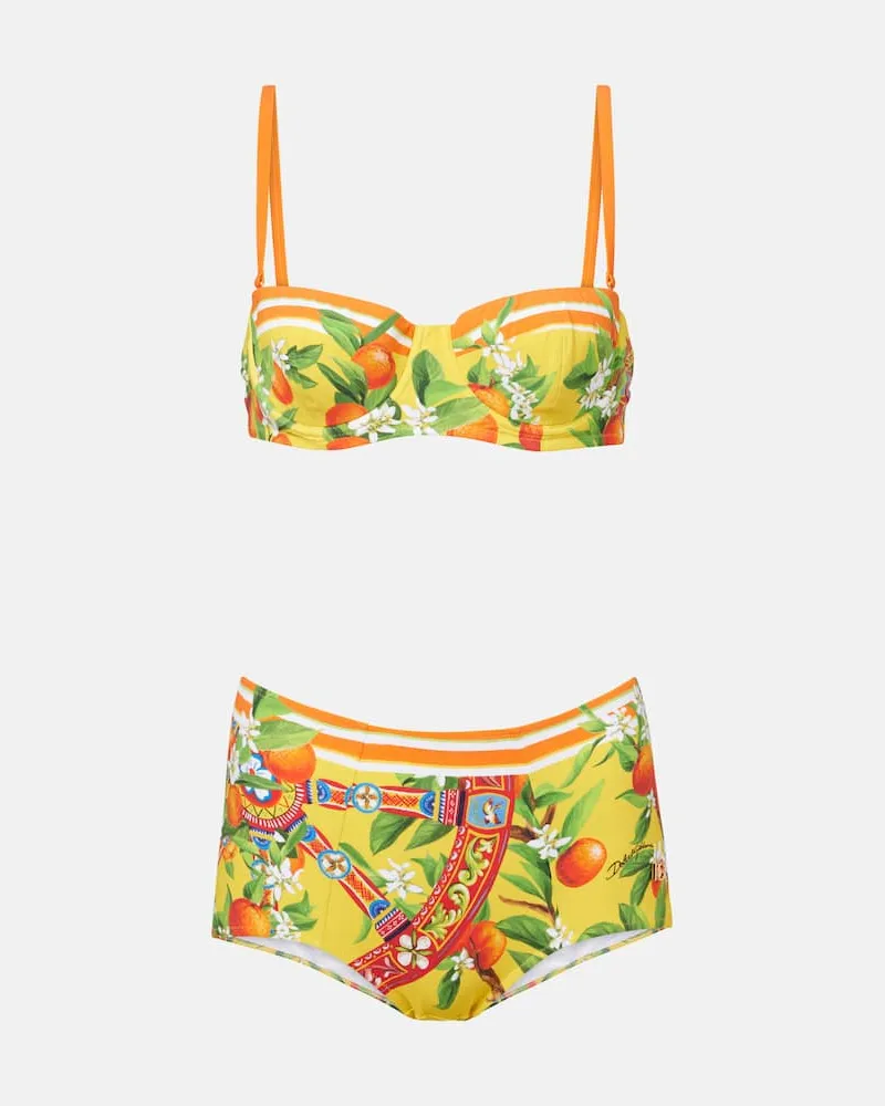 Dolce & Gabbana Bedruckter Bikini Multicolor
