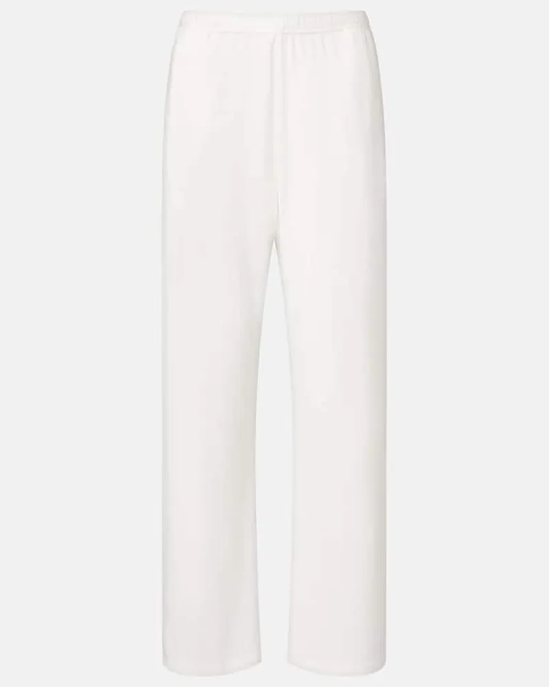 The Row Weite Jogginghose Kohana aus Baumwolle Weiß