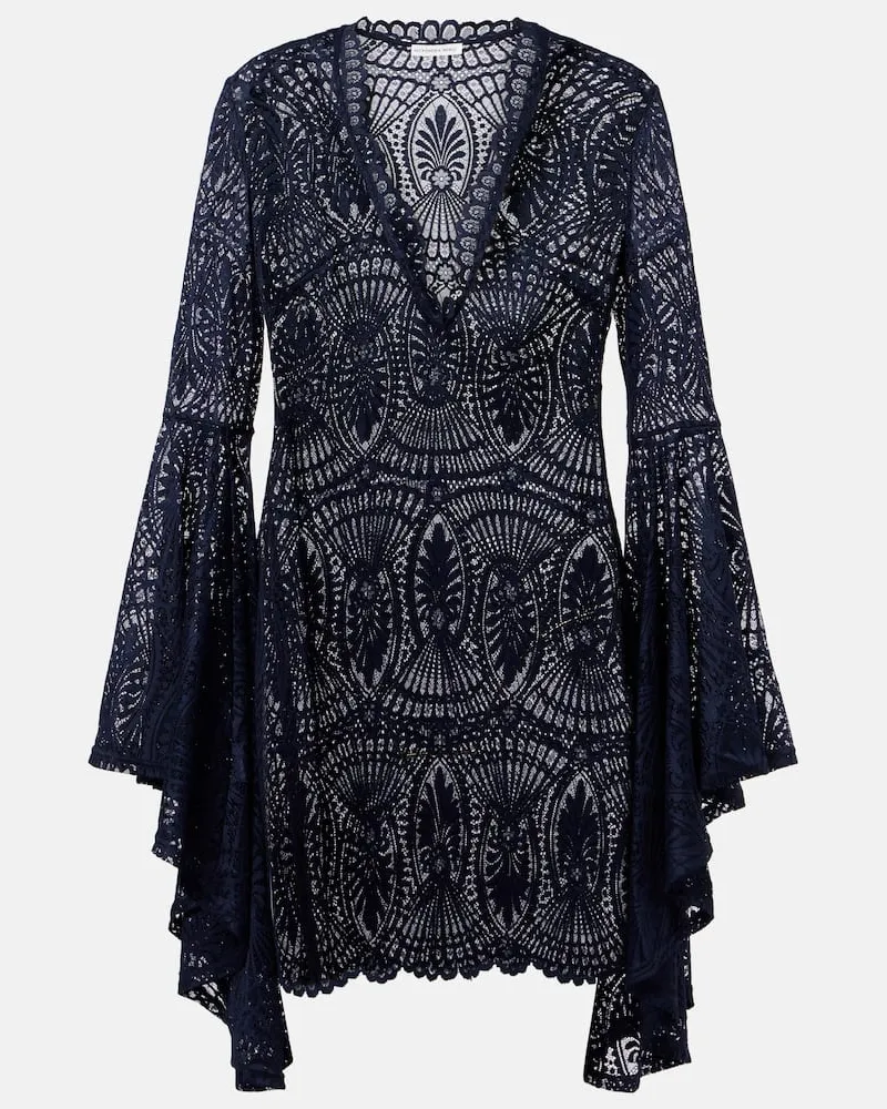 Alexandra Miro Minikleid Kara aus Spitze Blau