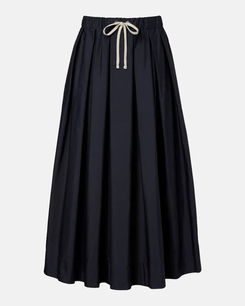 Max Mara Midirock Pineta aus Baumwolle Blau