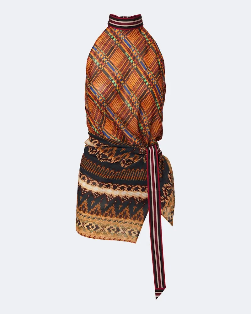 Dries van Noten Bedrucktes Top Multicolor