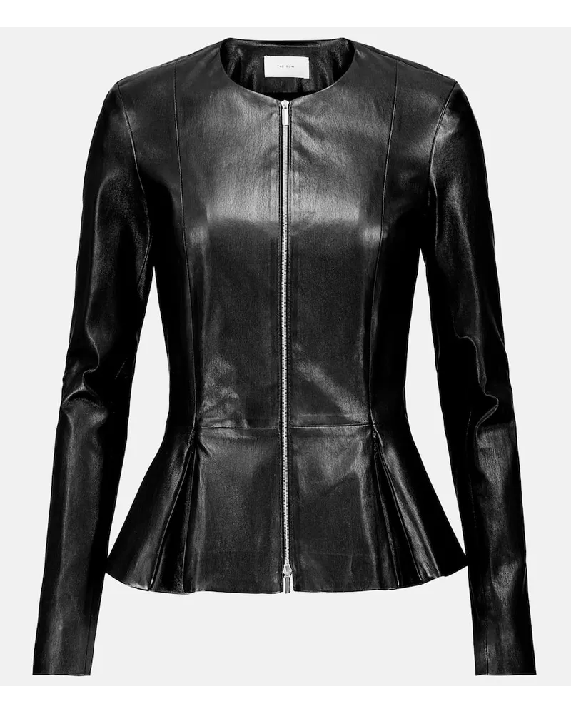 The Row Lederjacke Anasta Schwarz