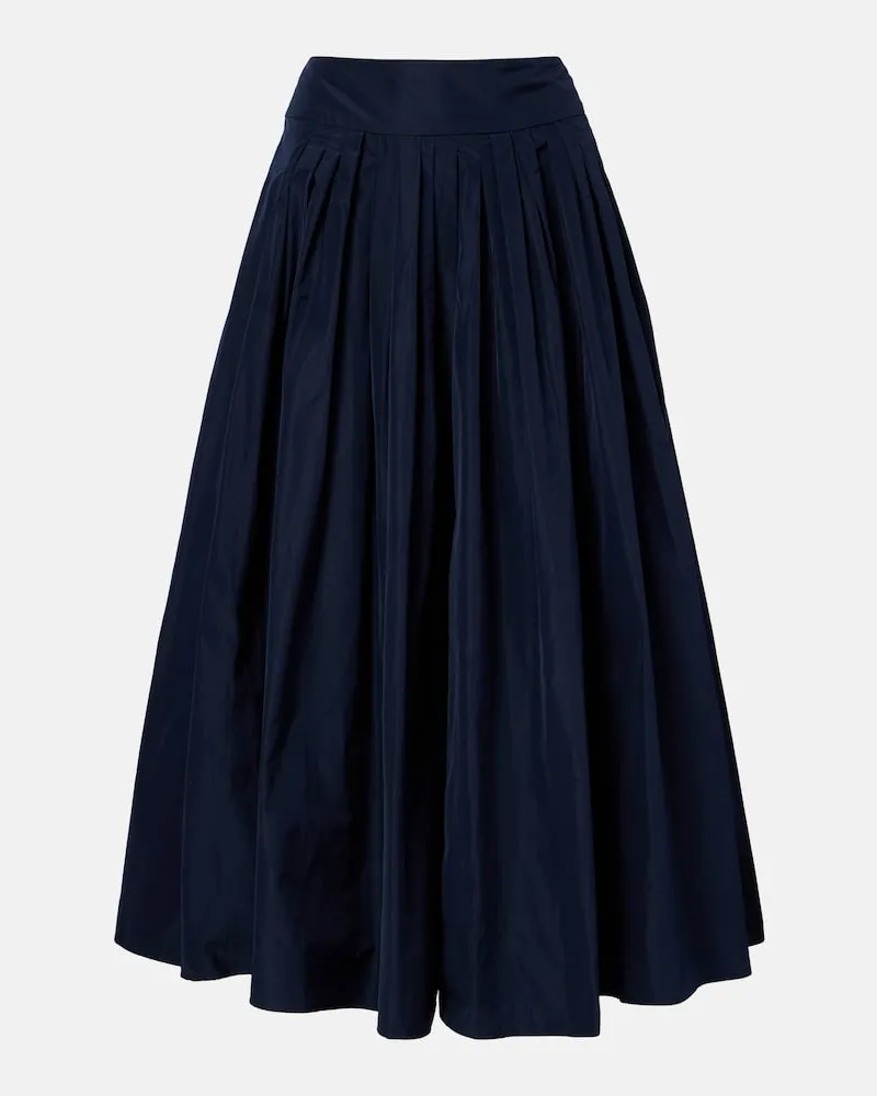 Max Mara Maxirock aus Taft Blau