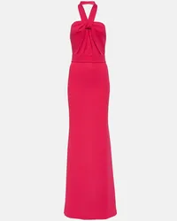 Elie Saab Robe aus Crepe Pink