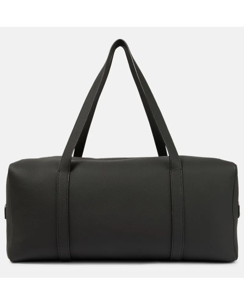 The Row Tote Gio aus Leder Schwarz