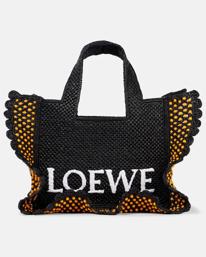 Loewe Paula's Ibiza Tote Bag Loewe Font Small Schwarz