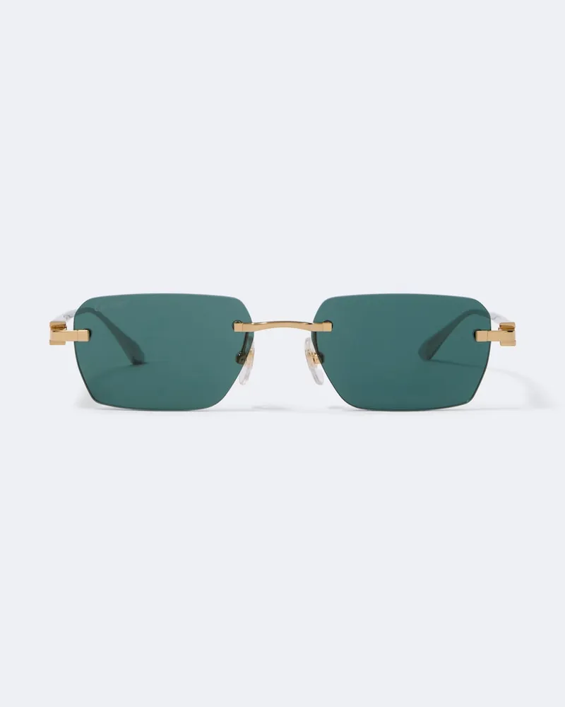 Cartier Eckige Sonnenbrille Signature C Multicolor