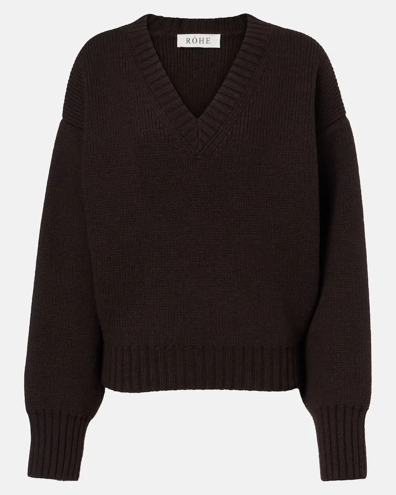 Róhe RÃ³he Pullover aus Wolle Braun