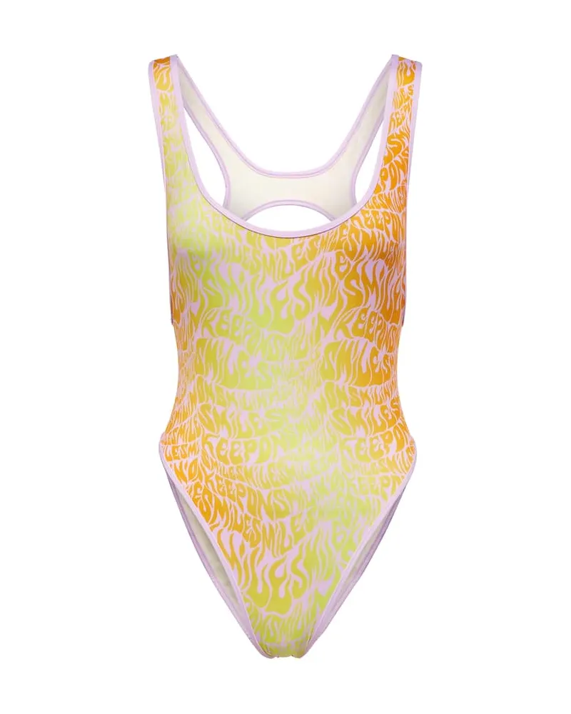 Stella McCartney Bedruckter Badeanzug Multicolor