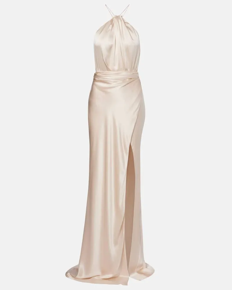 The Sei Robe aus Seidensatin Weiß