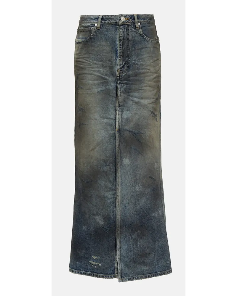 Balenciaga Jeansrock Blau