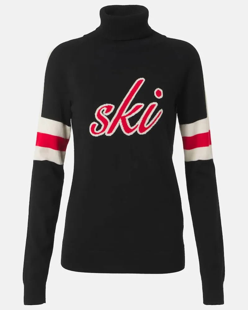 Perfect Moment Skipullover Neve aus Wolle Schwarz
