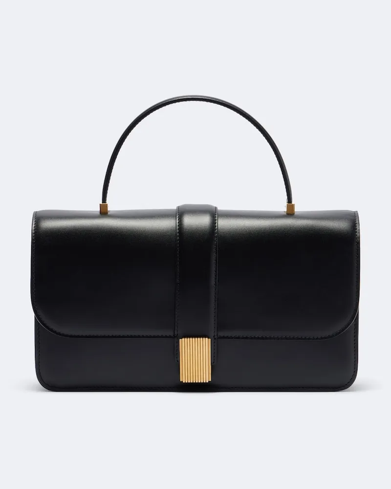 KHAITE Henkeltasche Blake Medium aus Leder Schwarz