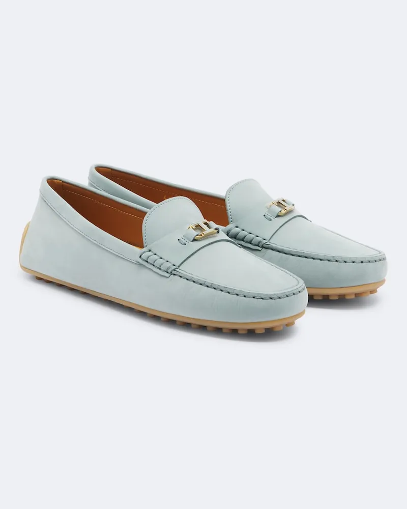 TOD'S Mokassins T-Timeless aus Leder Blau