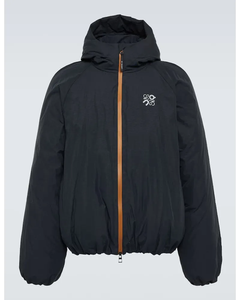 Loewe X On Wattierte Jacke Schwarz