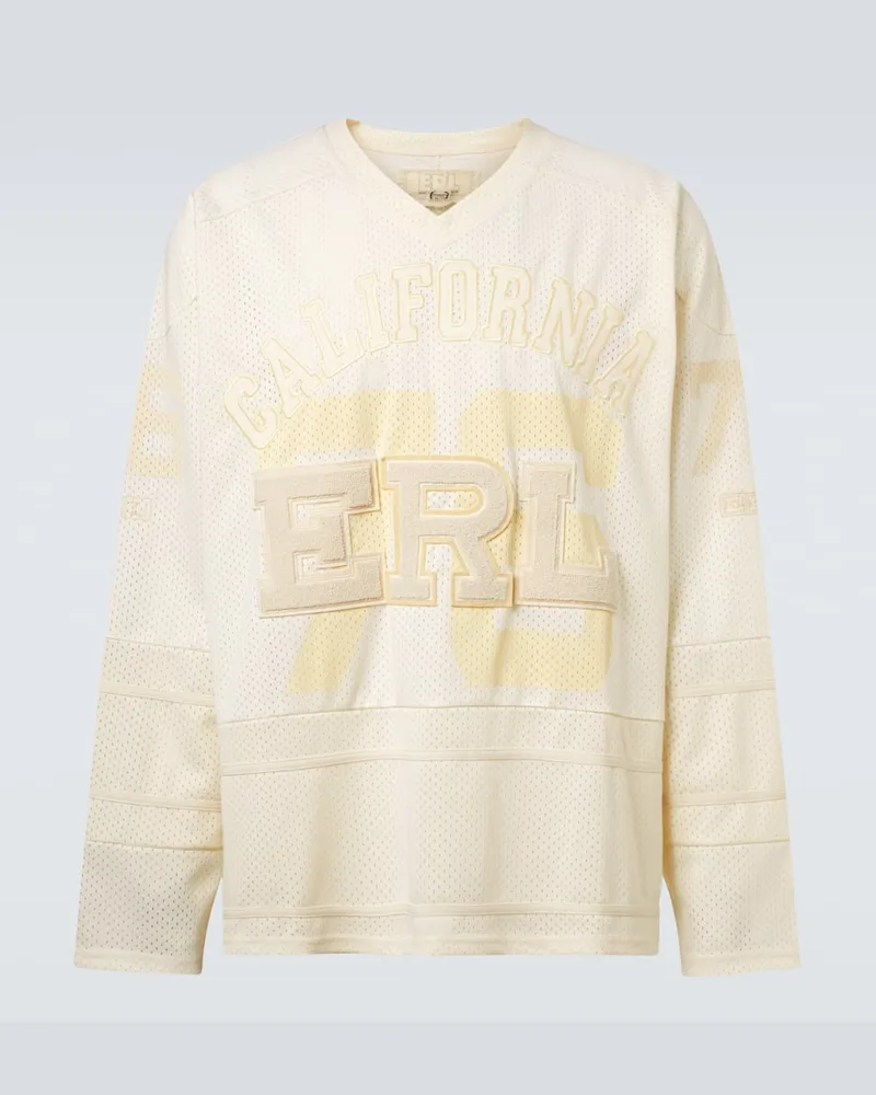 ERL Top aus Jersey Weiß