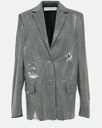 J.W.Anderson Verzierter Blazer Silber