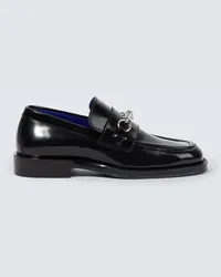 Burberry Loafers aus Leder Schwarz