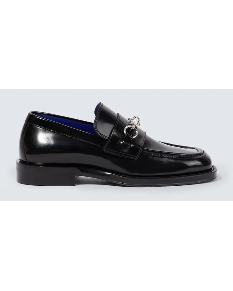 Burberry Loafers aus Leder Schwarz