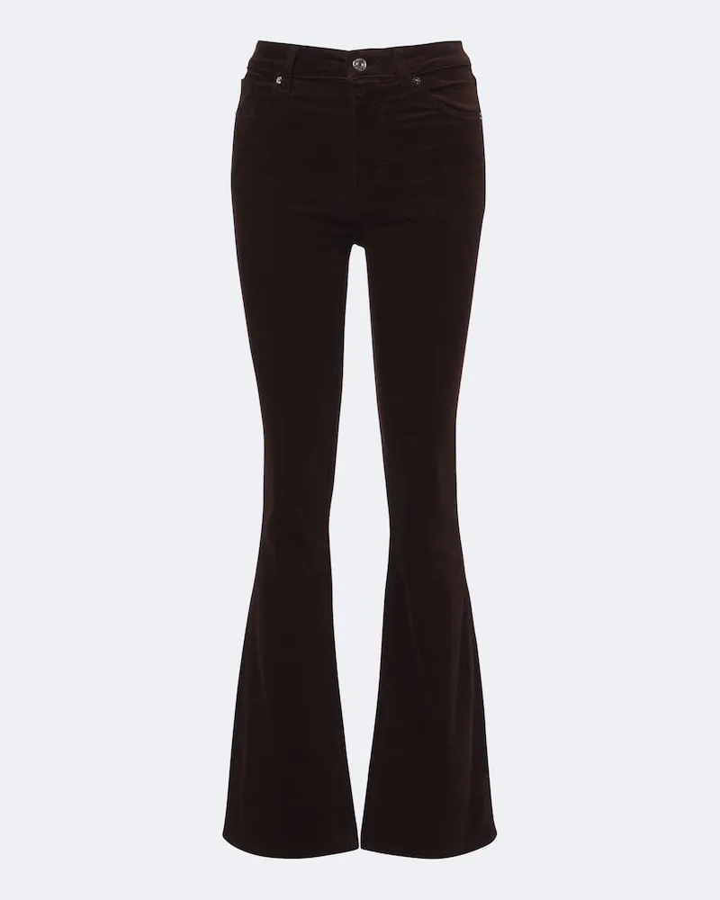 Frame Denim Bootcut-Hose Reboot aus Cord Braun