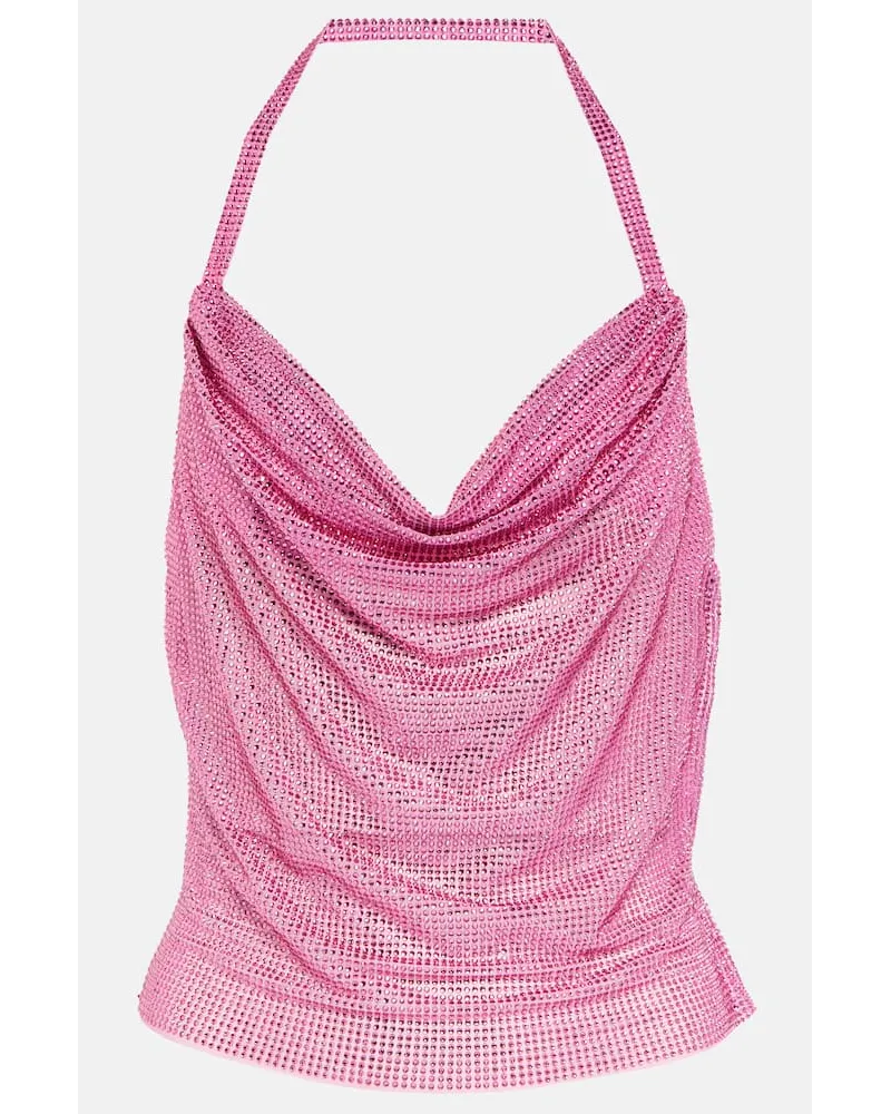 Giuseppe di Morabito Verziertes Top Pink