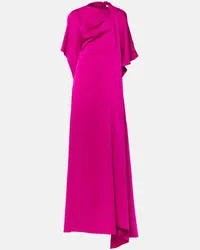 Safiyaa Robe Reda aus Satin Pink