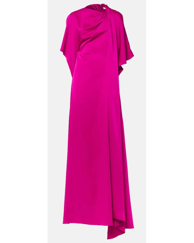 Safiyaa Robe Reda aus Satin Pink