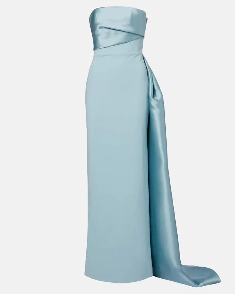 Solace London Robe Kinsley Blau