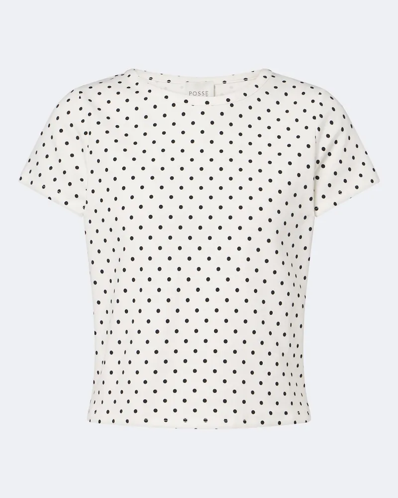 Posse T-Shirt Tommy aus einem Baumwollgemisch Weiß