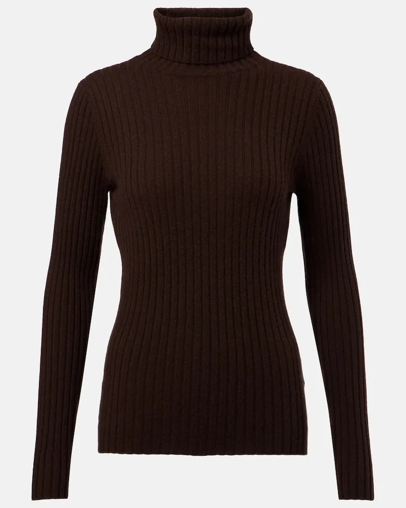 Jardin des Orangers Rollkragenpullover aus Kaschmir Braun