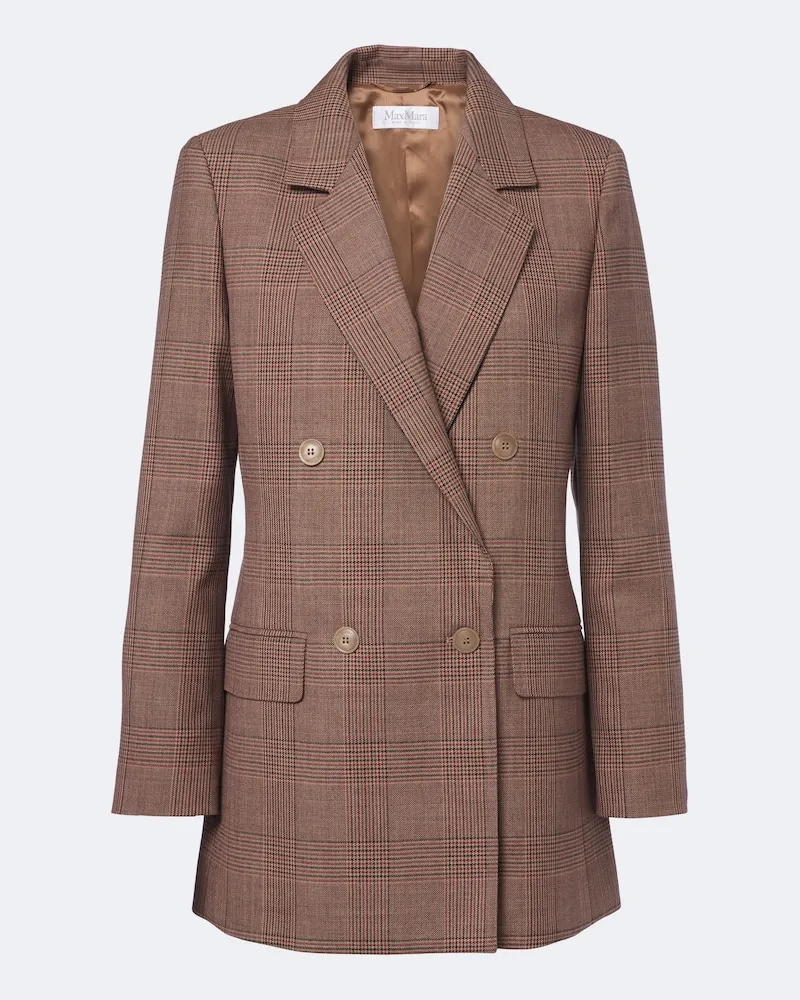 Max Mara Blazer aus Schurwolle Braun