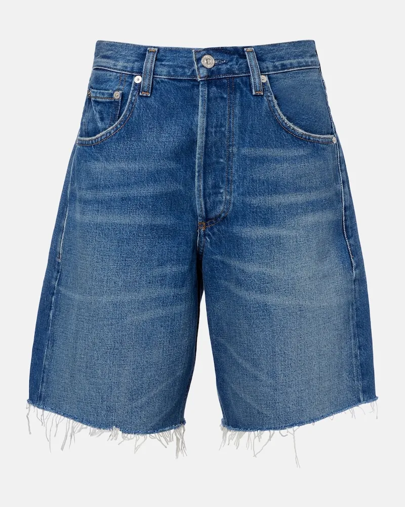 Citizens of humanity Bermuda-Shorts Ayla aus Denim Blau