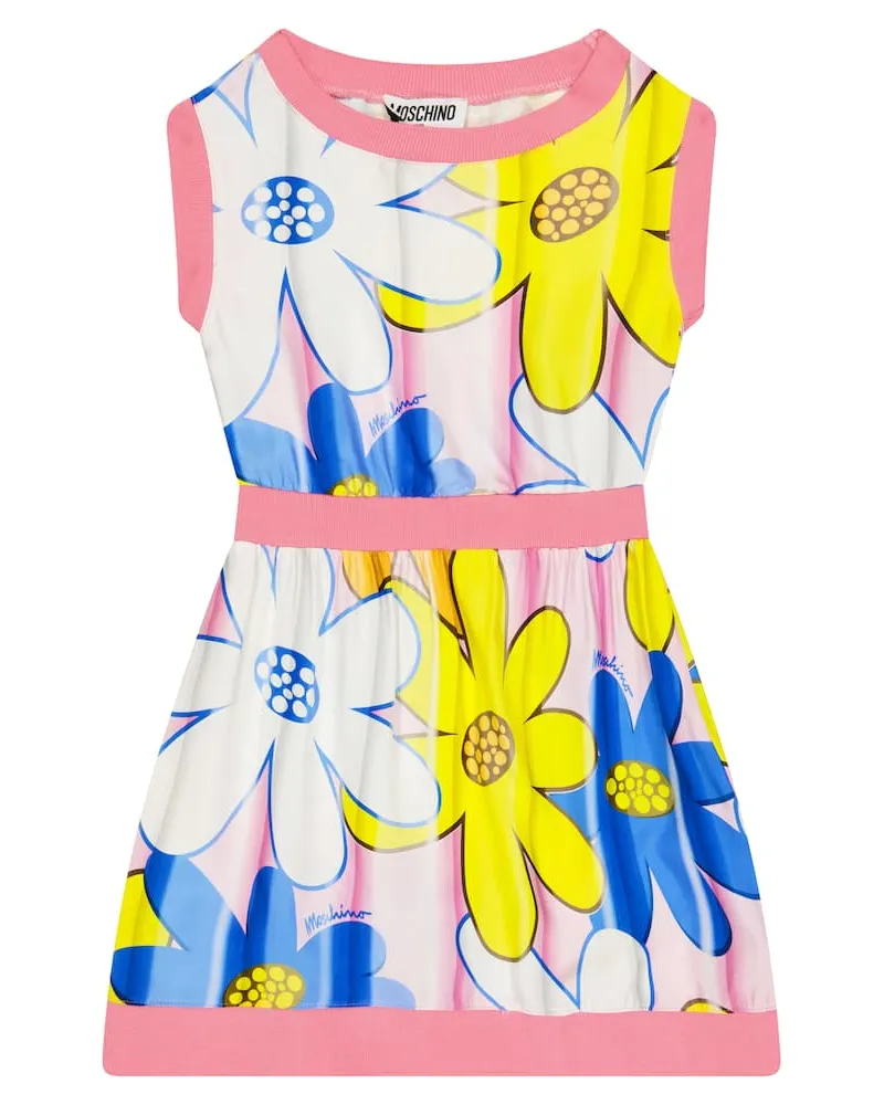 Moschino Kleid aus Satin Multicolor