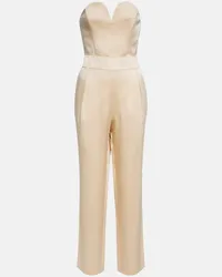 Blazé Milano Blaze Milano BRIDAL Jumpsuit Clyde aus Satin Weiss