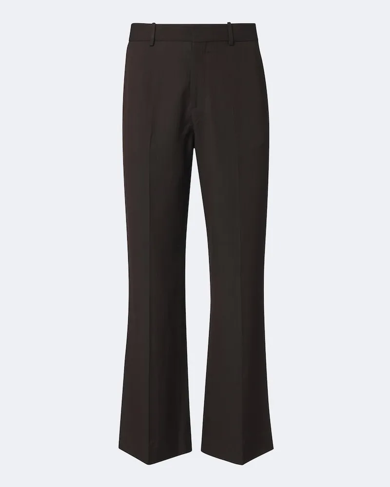 Acne Studios Gerade Hose Braun
